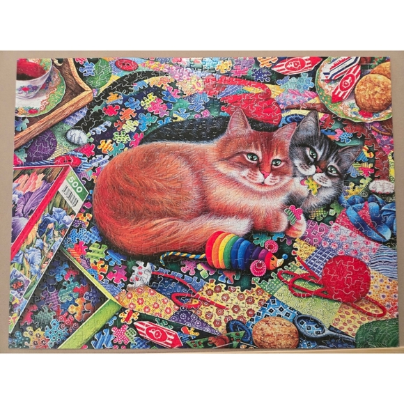 Buffalo Cats "Puzzling Problem" 750 Piece Puzzle - Picture 2 of 6